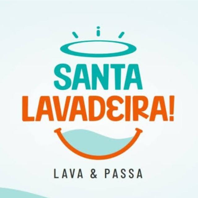 Logotipo Santa Lavadeira Lava e Passa